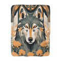 Dorian Greyfang, Wolf Sherpa Fleece Blanket
