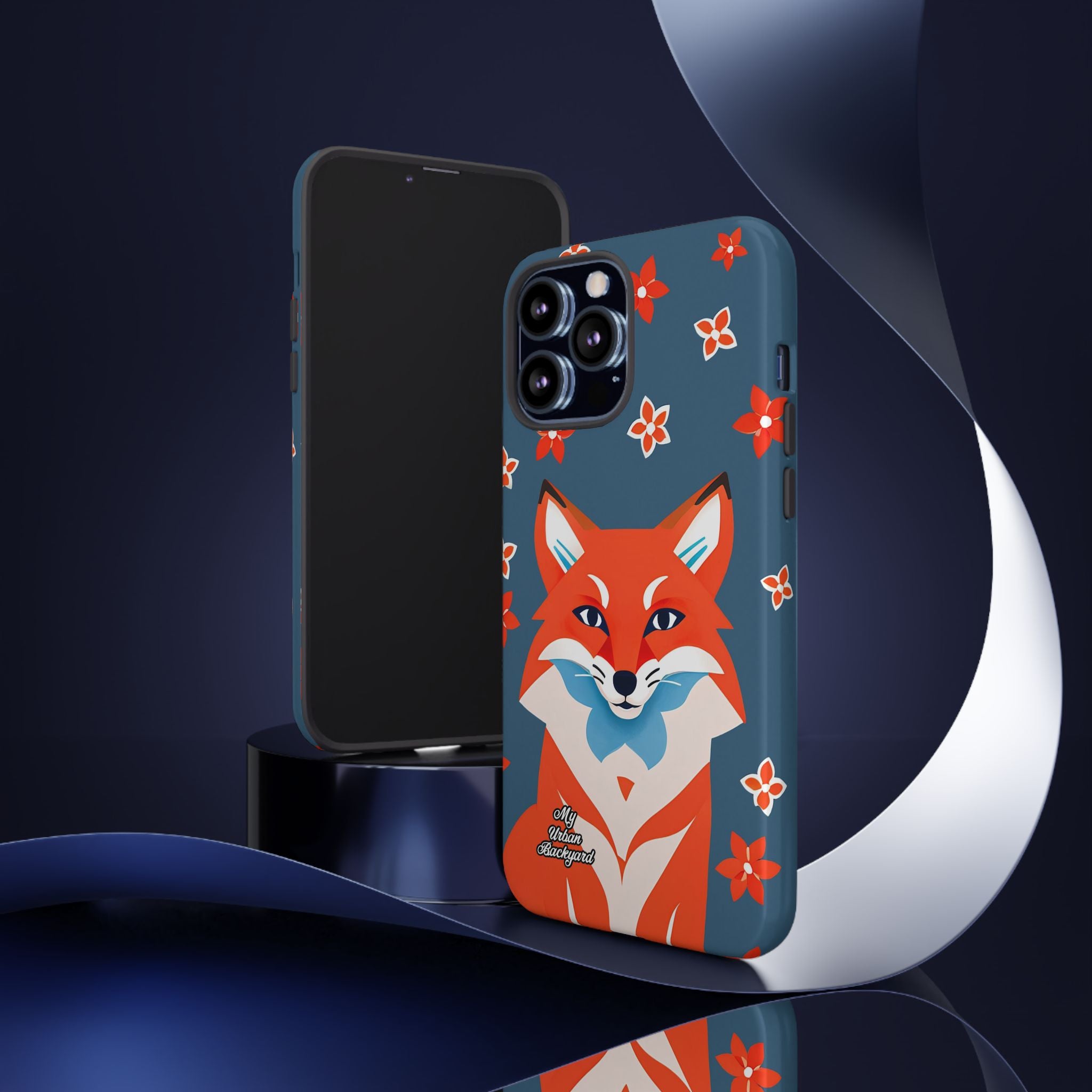 Fox with Flowers, Cell Phone Case - Apple, Samsung, Google Pixel