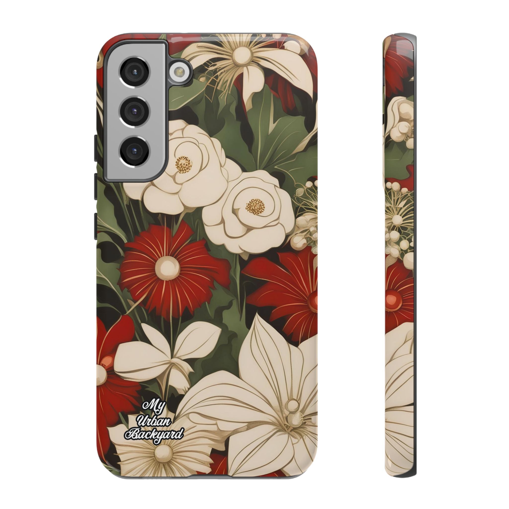 Holiday Flowers, Cell Phone Case - Apple, Samsung, Google Pixel