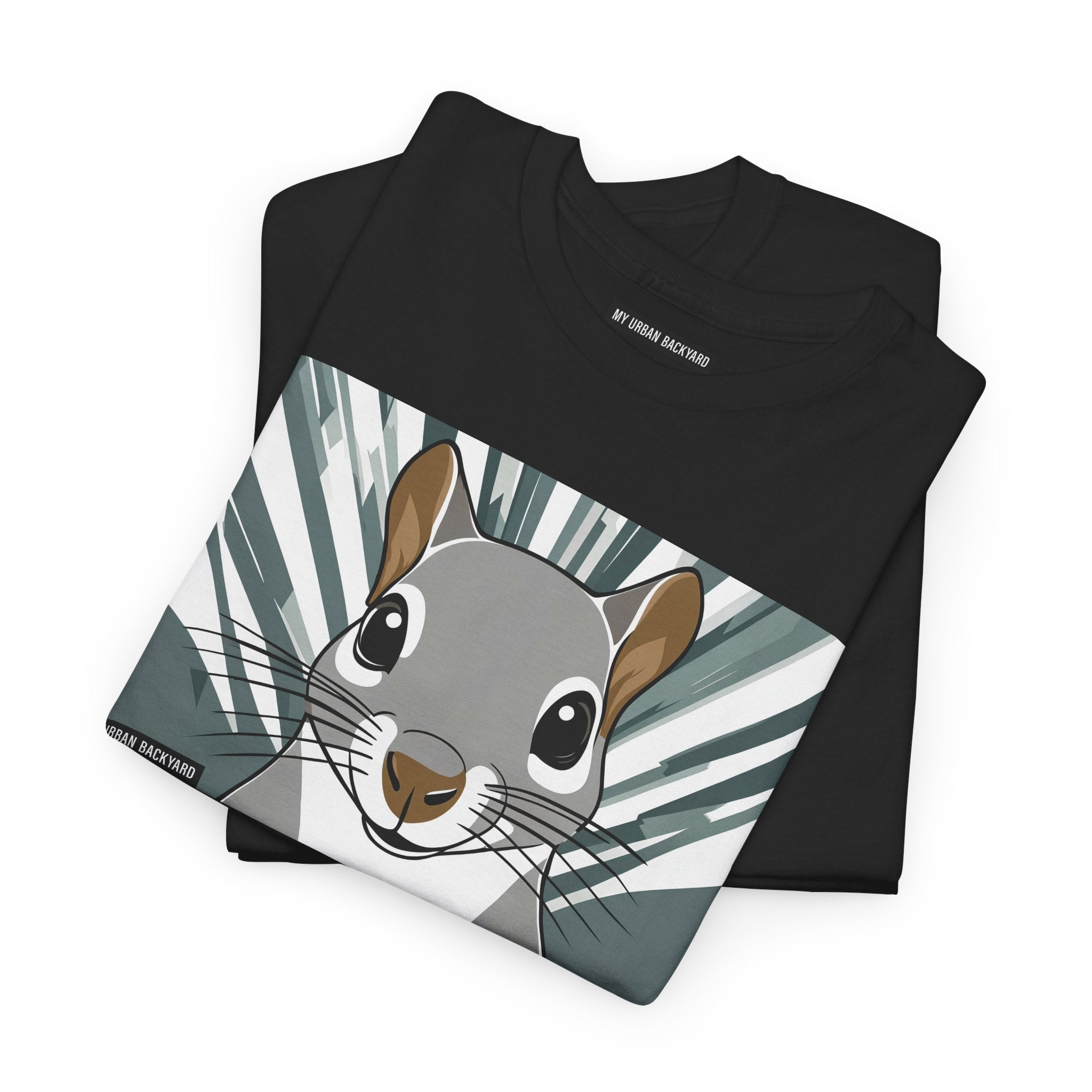 Cute Squirrel Graphic Tee, Unisex Cotton T-Shirt, Nature Lover Gift, Animal Art Top, Casual Wear