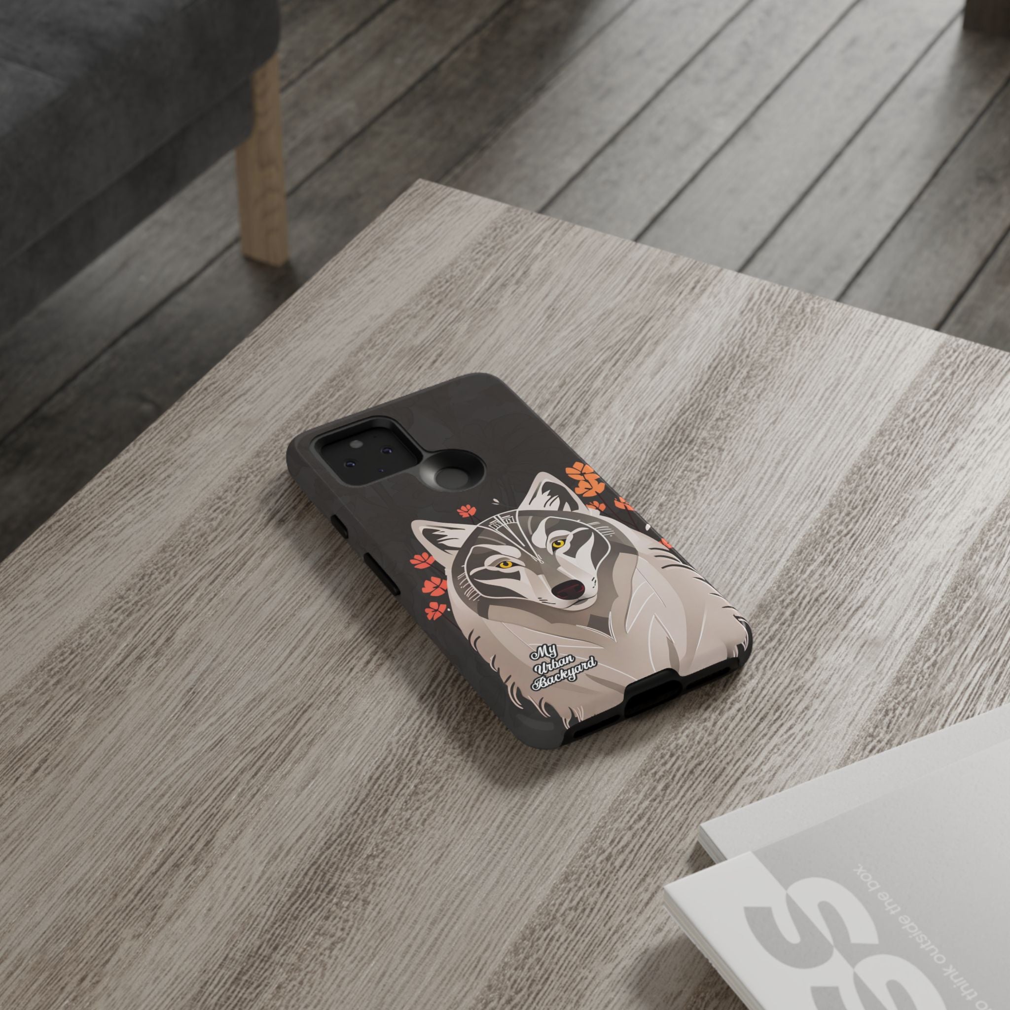 Art Deco Wolf, Cell Phone Case - Apple, Samsung, Google Pixel