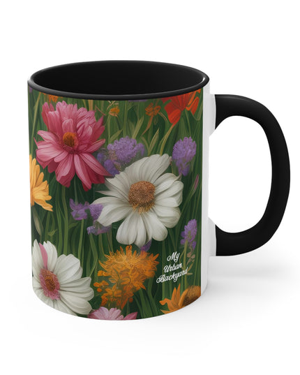 Wildflower Field, Ceramic Mug - Perfect for Coffee, Tea, and More!