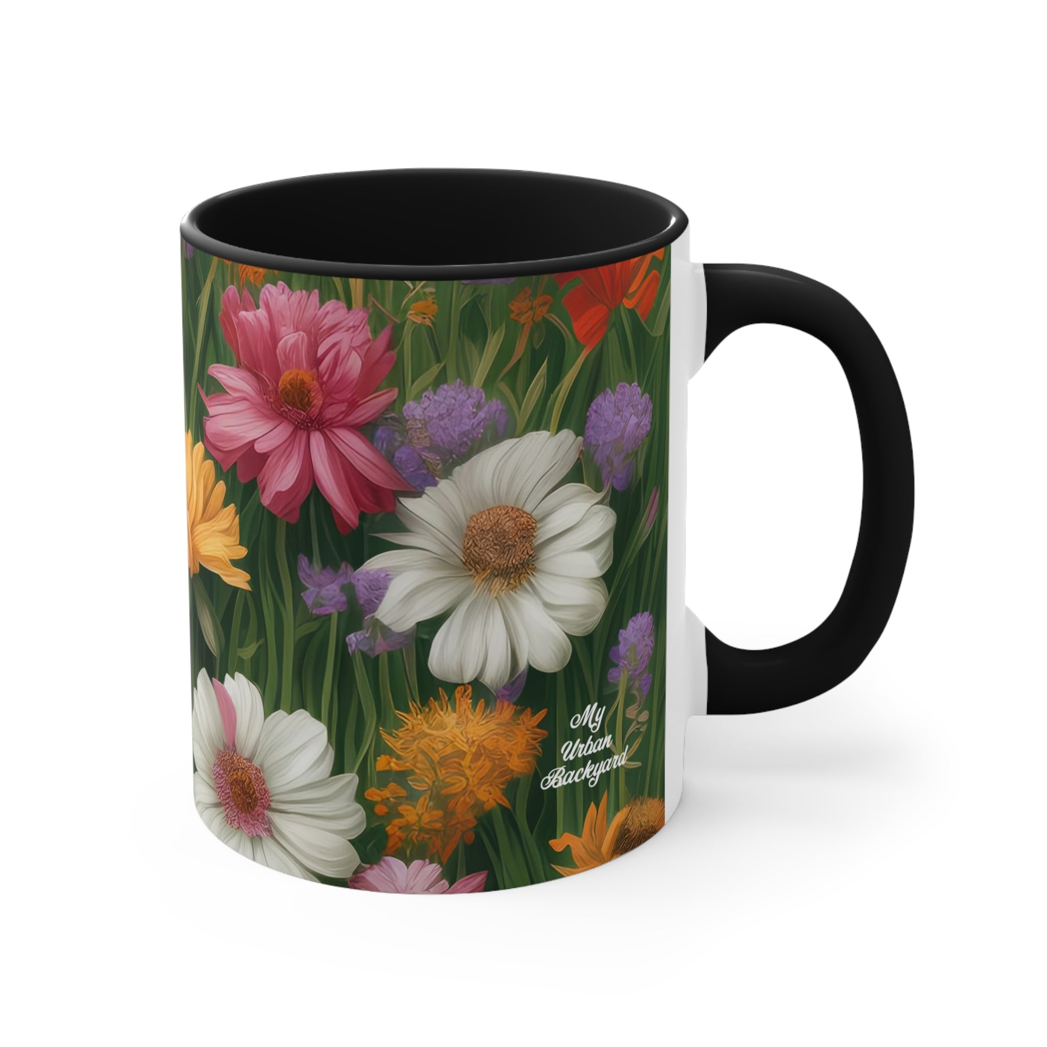 Wildflower Field, Ceramic Coffee Mug