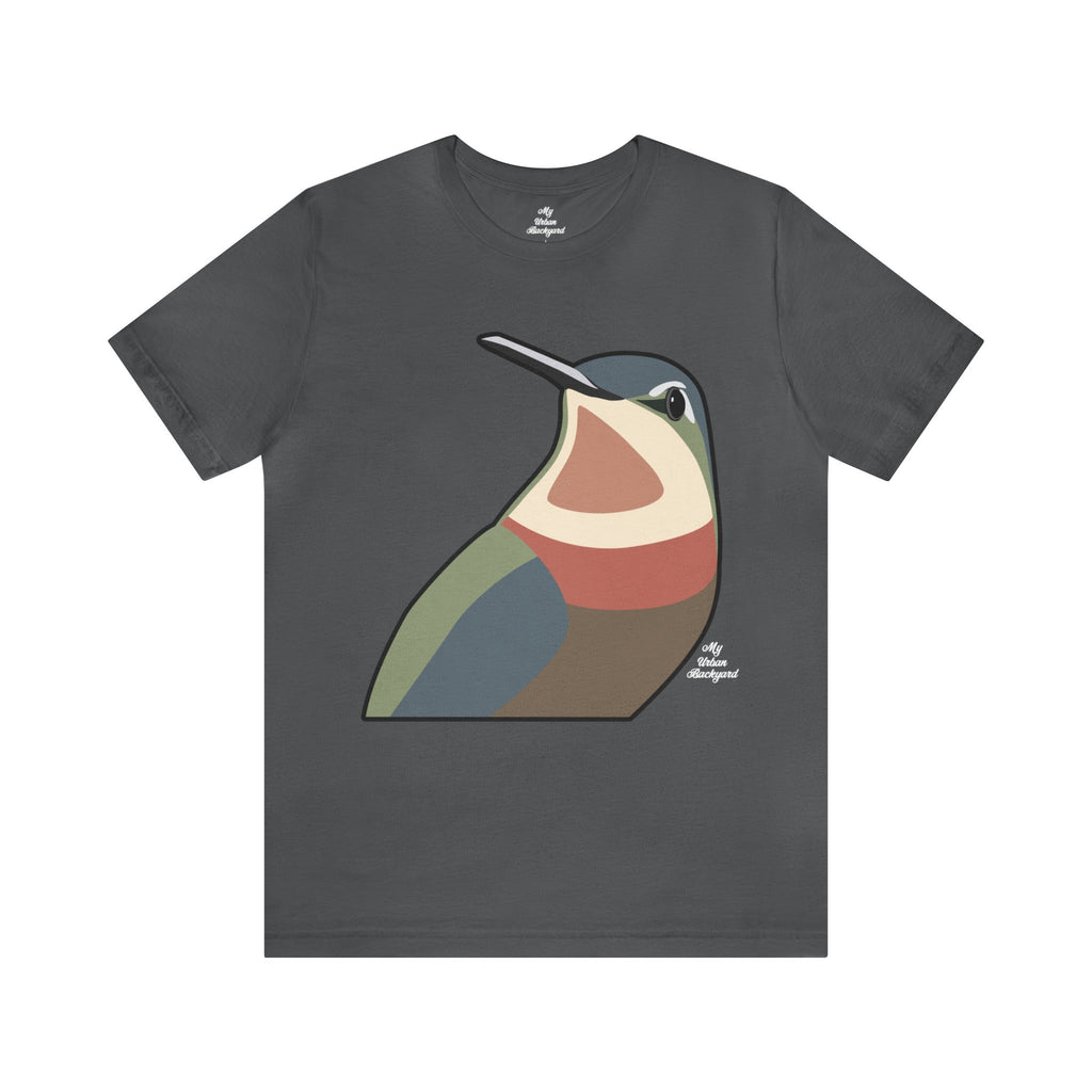 Hummingbird Duko, Soft 100% Jersey Cotton T-Shirt, Unisex, Short Sleeve, Retail Fit