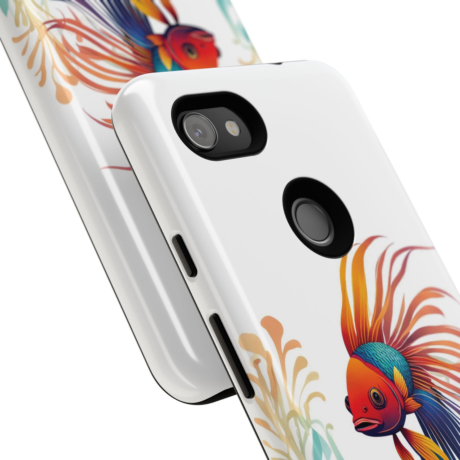 Colorful Betta Fish, Cell Phone Case - Apple, Samsung or Google Pixel