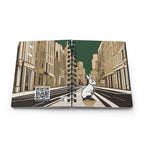 City Street Rabbit Spiral Journal