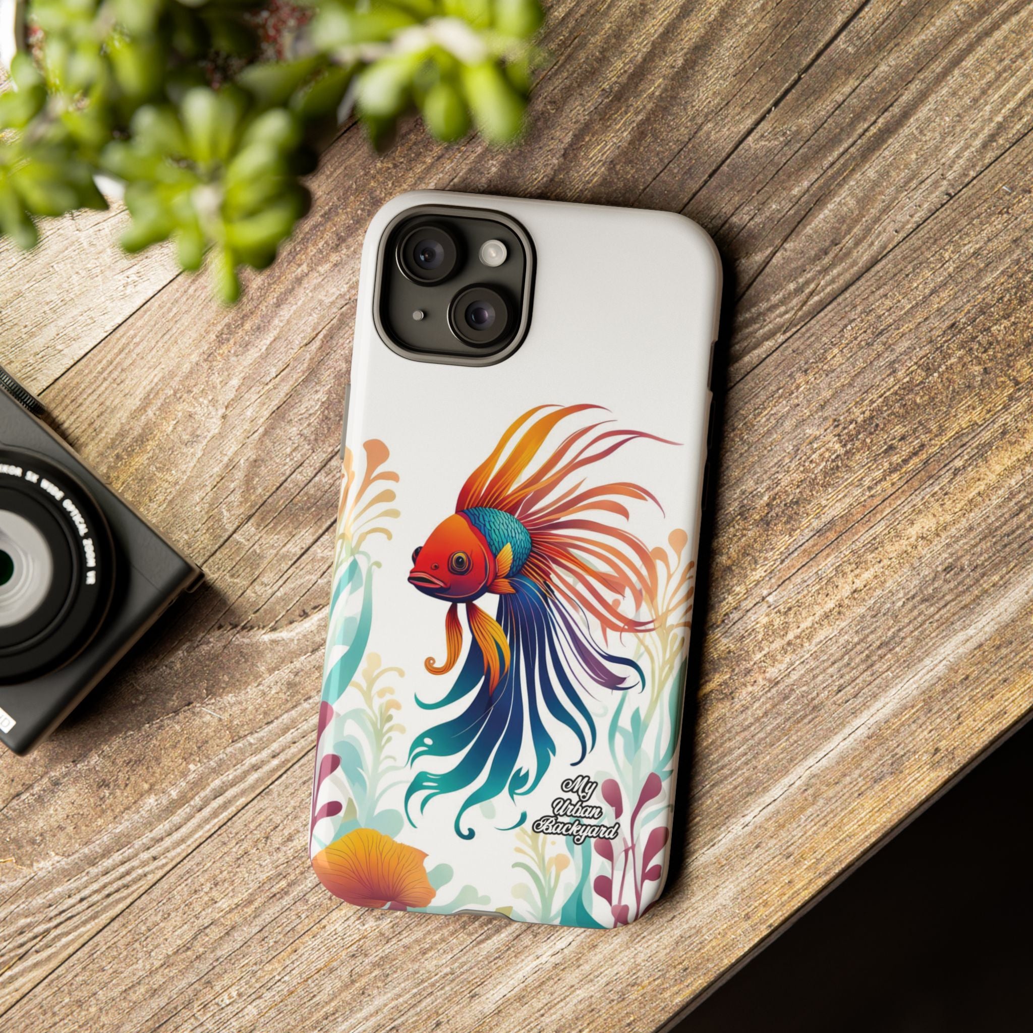 Colorful Betta Fish, Cell Phone Case - Apple, Samsung or Google Pixel