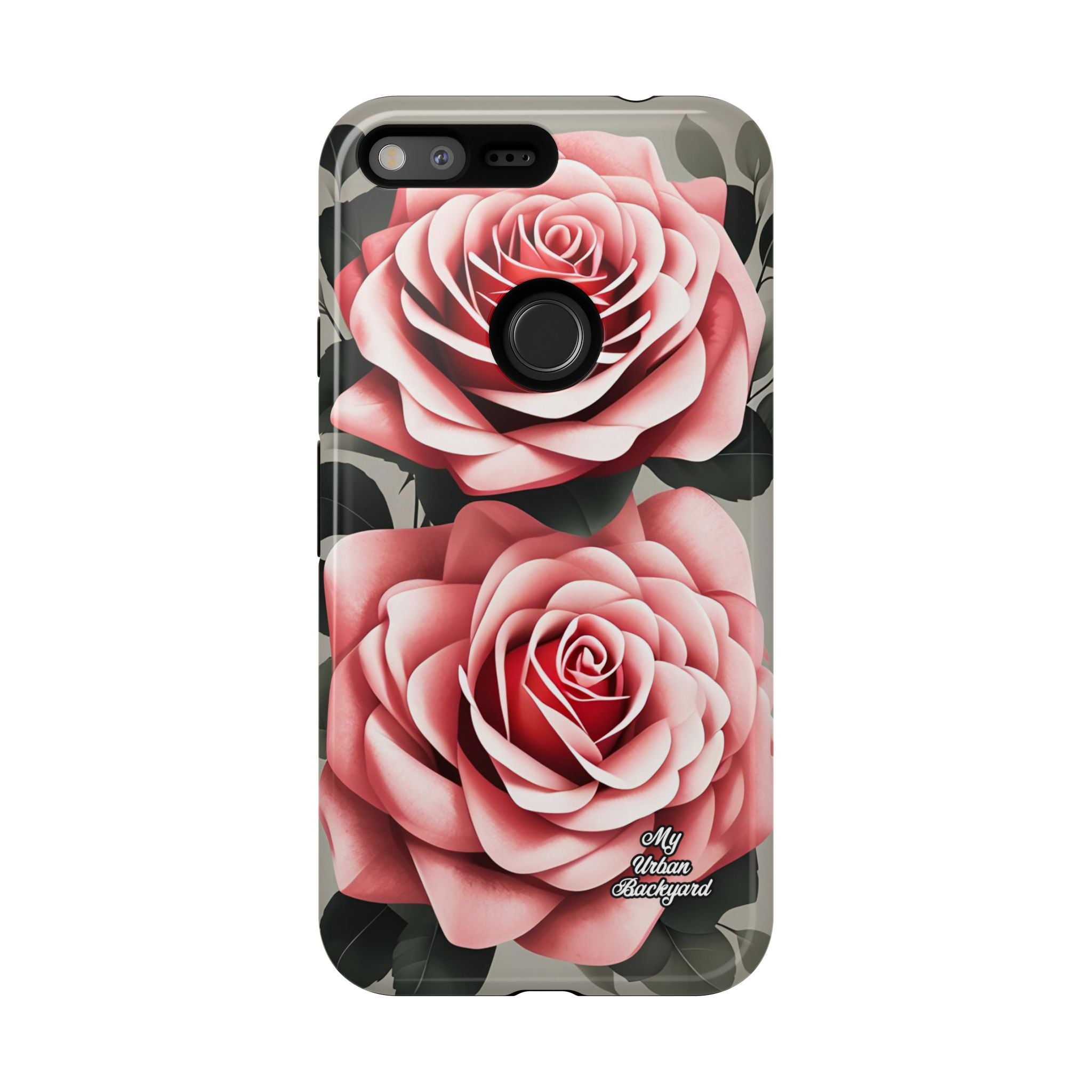 Pink Rose Flowers, Cell Phone Case - Apple, Samsung or Google Pixel