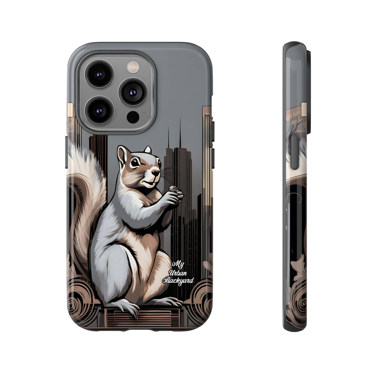 Urban Gray Squirrel, Cell Phone Case - Apple, Samsung, or Google Pixel