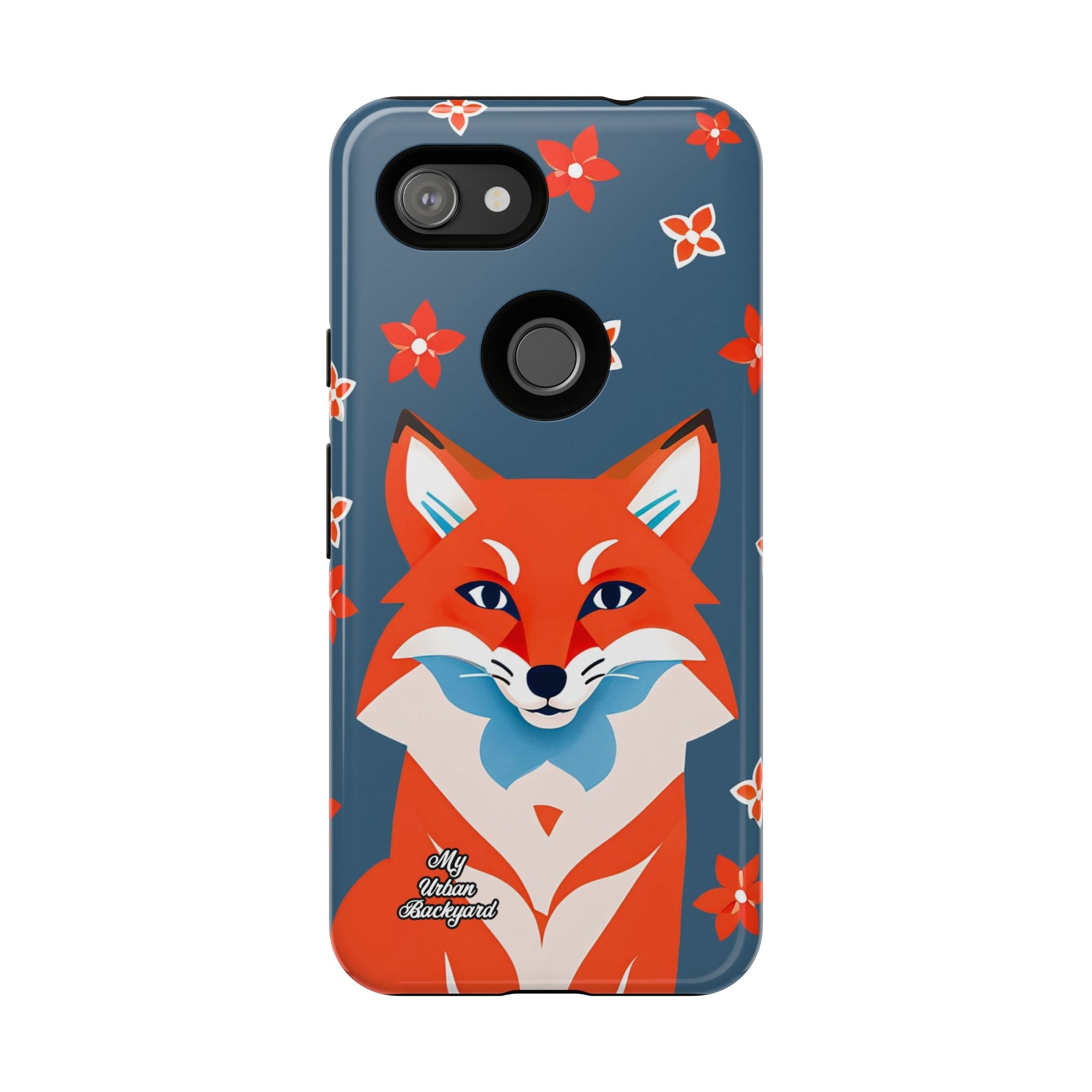 Fox with Flowers, Cell Phone Case - Apple, Samsung, Google Pixel