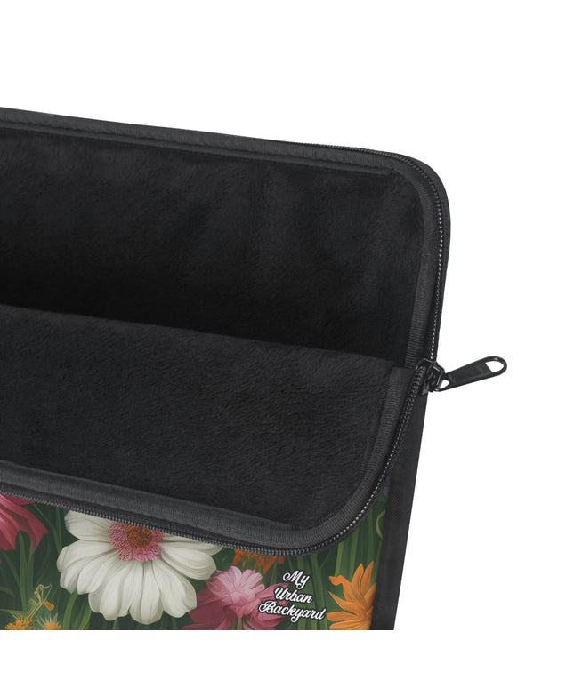 Wildflower Field, Laptop Carrying Case, Top Loading Sleeve for School or Work