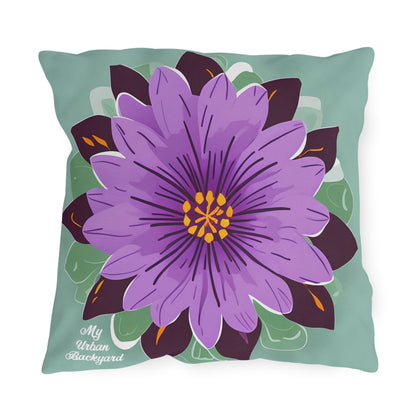 Purple Flower, Versatile Throw Pillow - Home or Office Decor