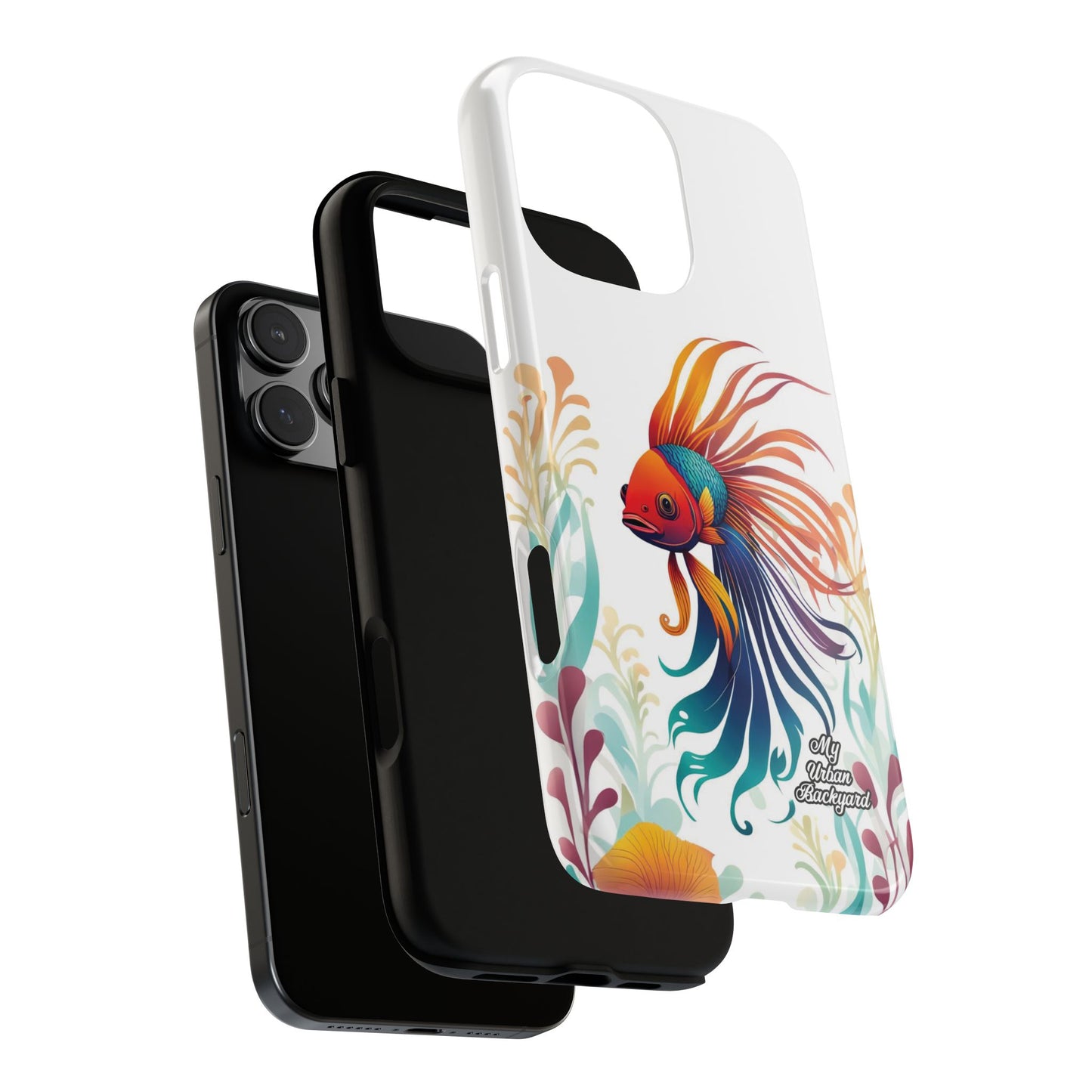 Colorful Betta Fish, Cell Phone Case - Apple, Samsung or Google Pixel