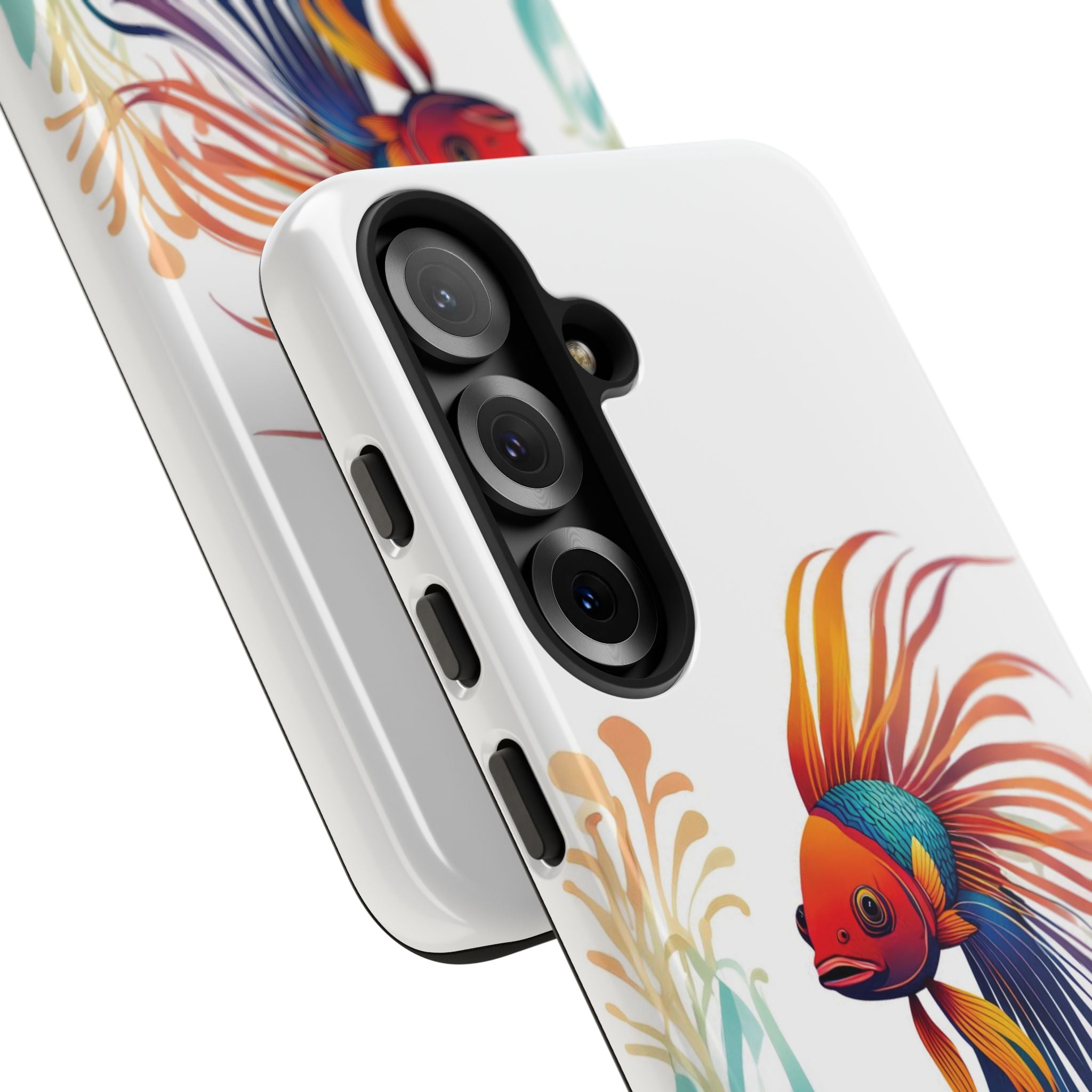 Colorful Betta Fish, Cell Phone Case - Apple, Samsung or Google Pixel