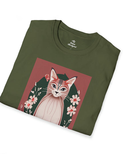 Selena Purrmore, Cat T-Shirt, Soft 100% Cotton, Unisex, Short Sleeve, Classic Fit
