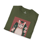 Selena Purrmore, Cat T-Shirt, Soft 100% Cotton, Unisex, Short Sleeve, Classic Fit