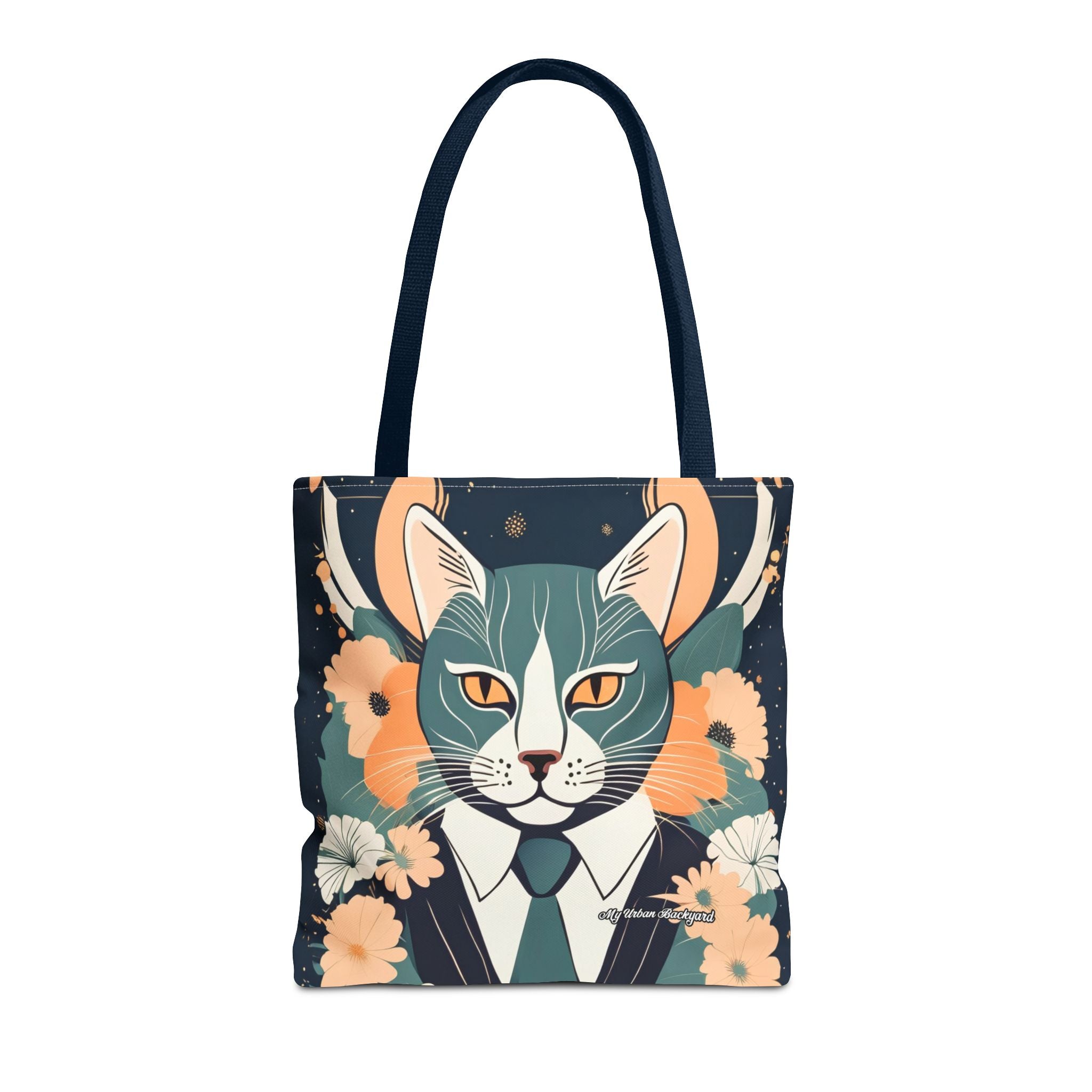 Simon Whiskerford, Cat Tote Bag with Cotton Handles For Everyday Use, 3 Sizes