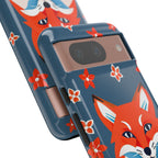 Fox with Flowers, Cell Phone Case - Apple, Samsung, Google Pixel