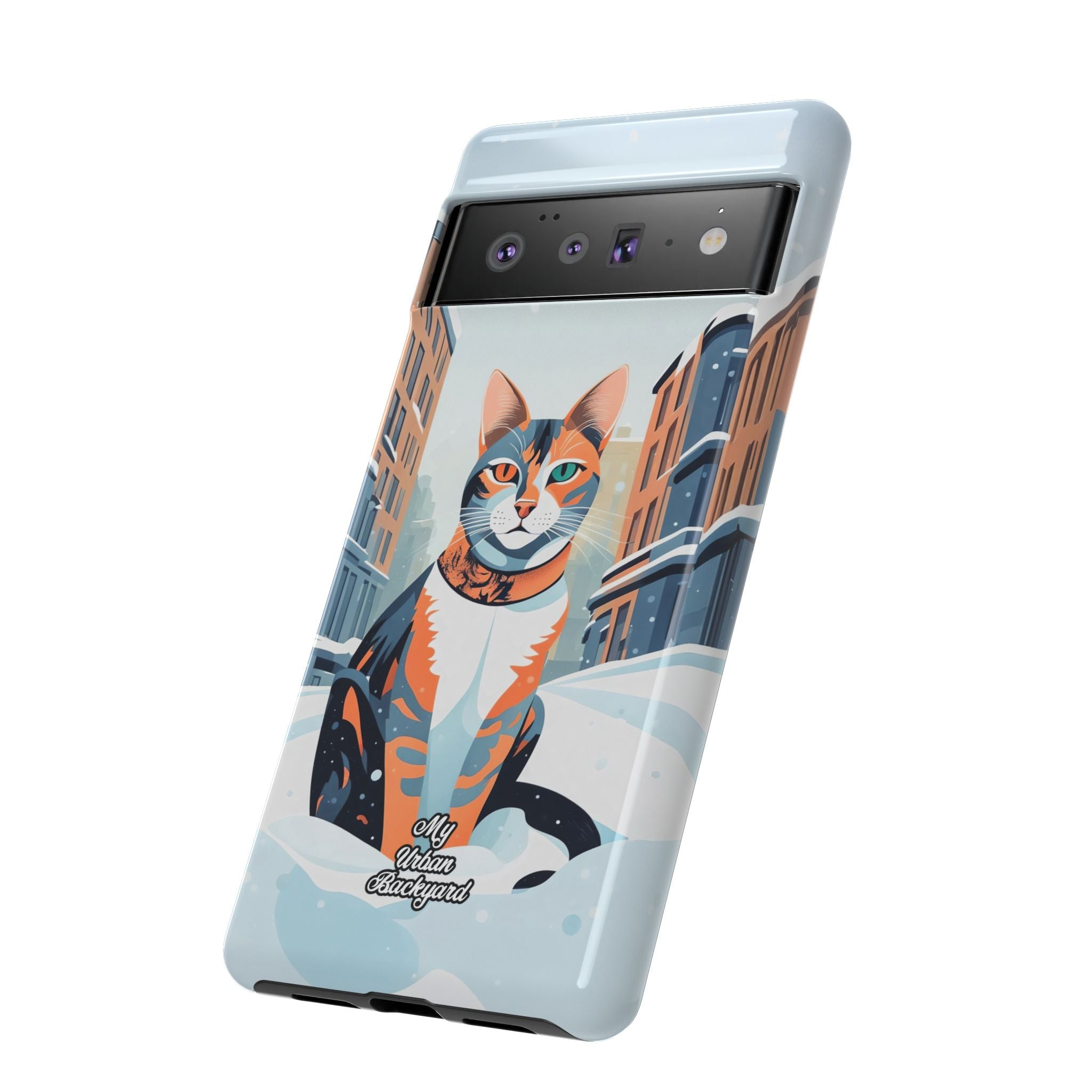 Claws Pawson in the Snow, Cell Phone Case - Apple, Samsung, Google Pixel