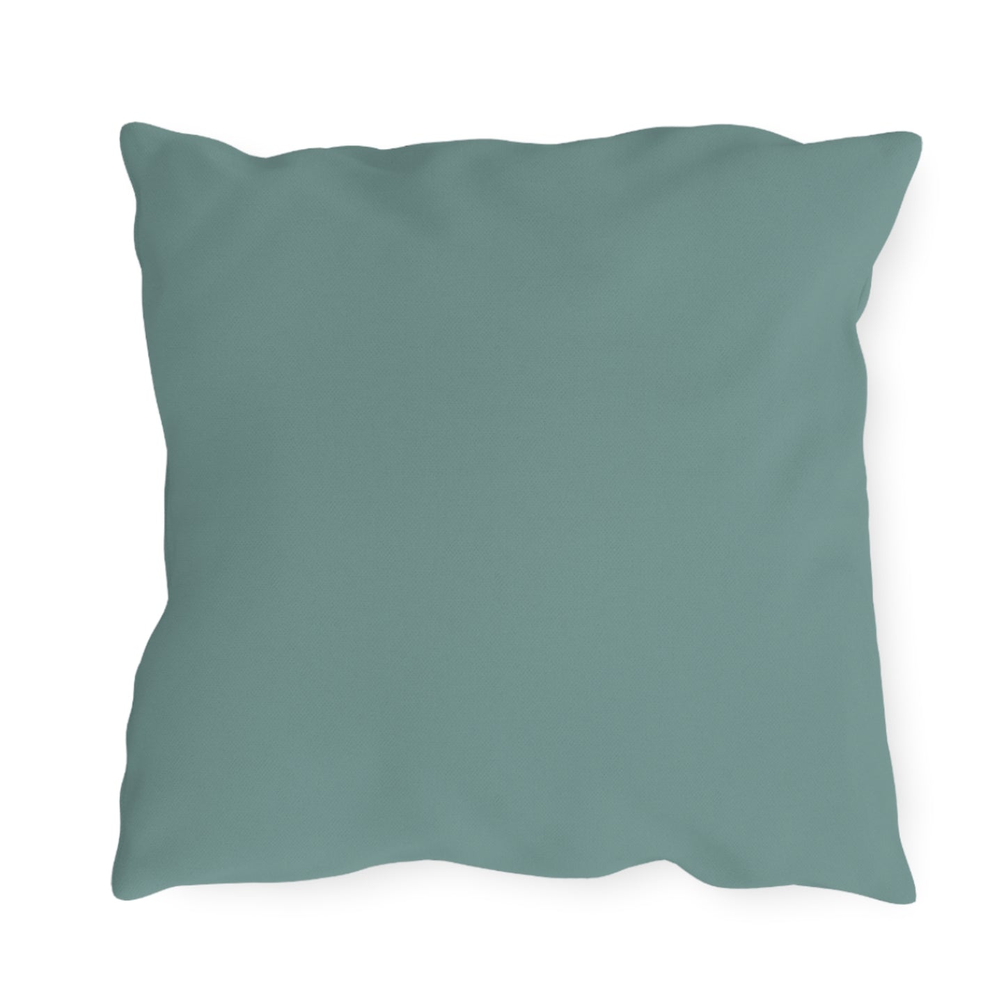 Green-Eyed Tabby Cat, Bay Leaf accent color, Throw Pillow, Indoor/Outdoor Decor for Home or Office