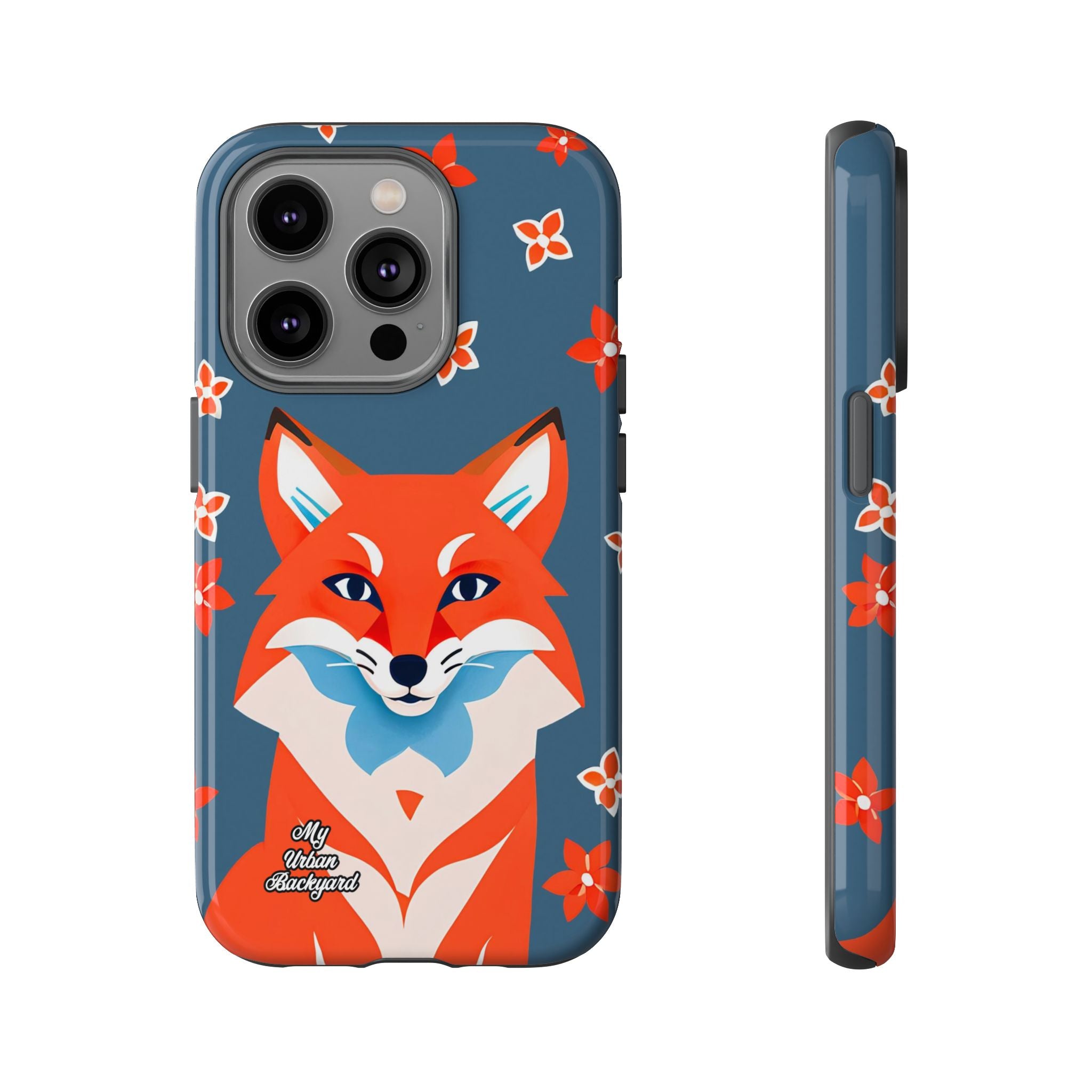 Fox with Flowers, Cell Phone Case - Apple, Samsung, Google Pixel