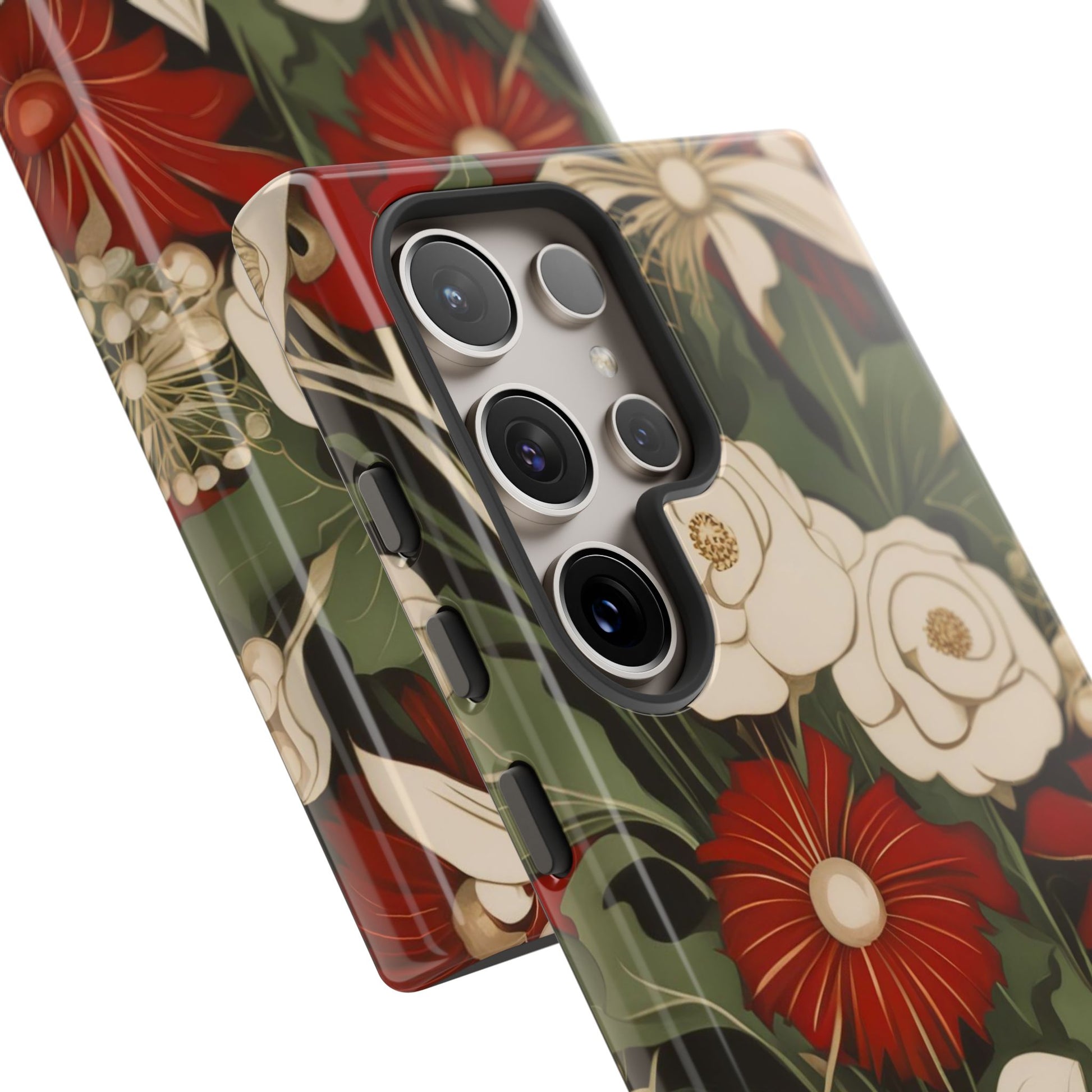 Holiday Flowers, Cell Phone Case - Apple, Samsung, Google Pixel