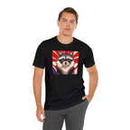 Ziggy Starspaws, Raccoon T-Shirt, Soft 100% Cotton, Short Sleeve, Classic Fit - Unisex