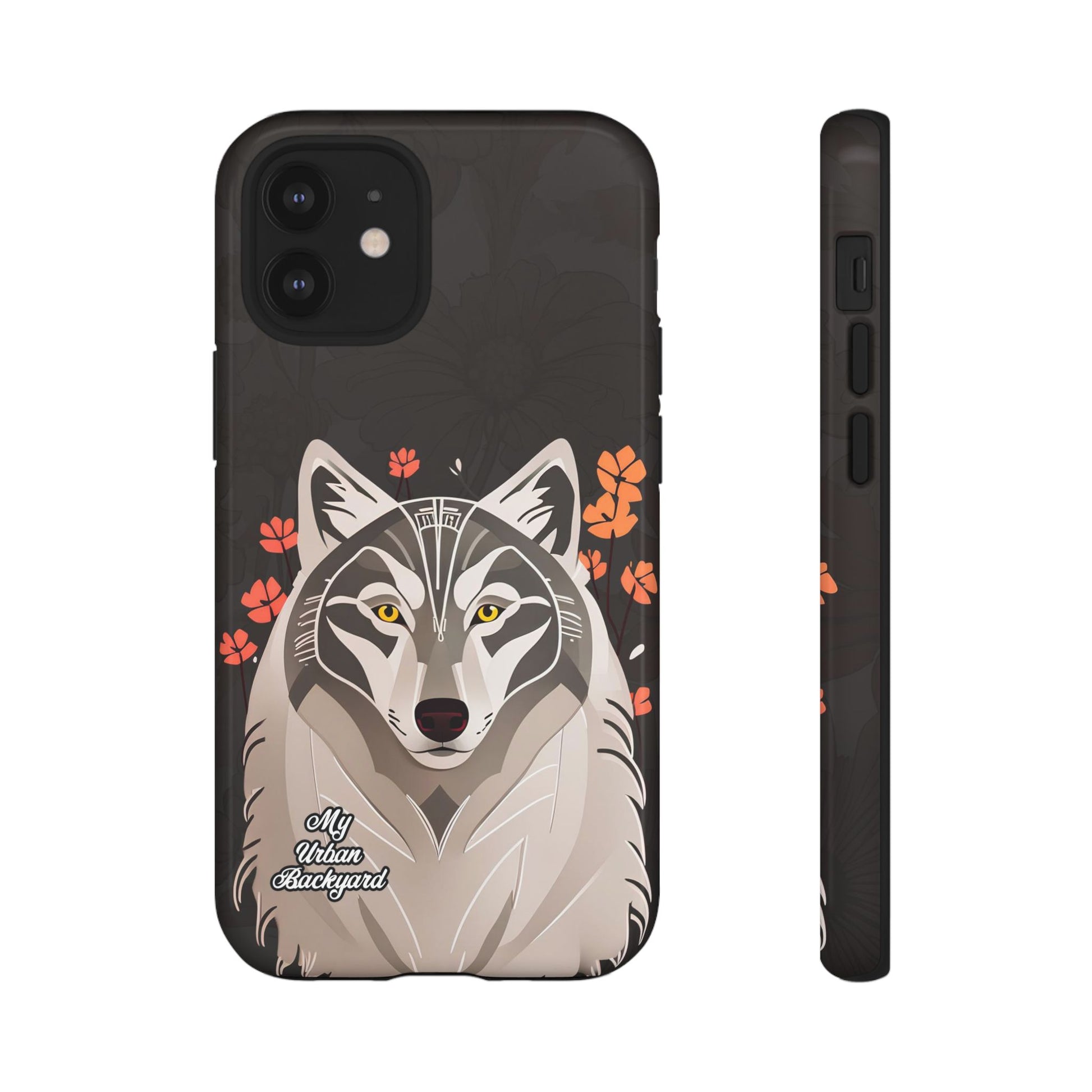 Art Deco Wolf, Cell Phone Case - Apple, Samsung, Google Pixel