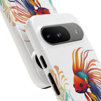 Colorful Betta Fish, Cell Phone Case - Apple, Samsung or Google Pixel