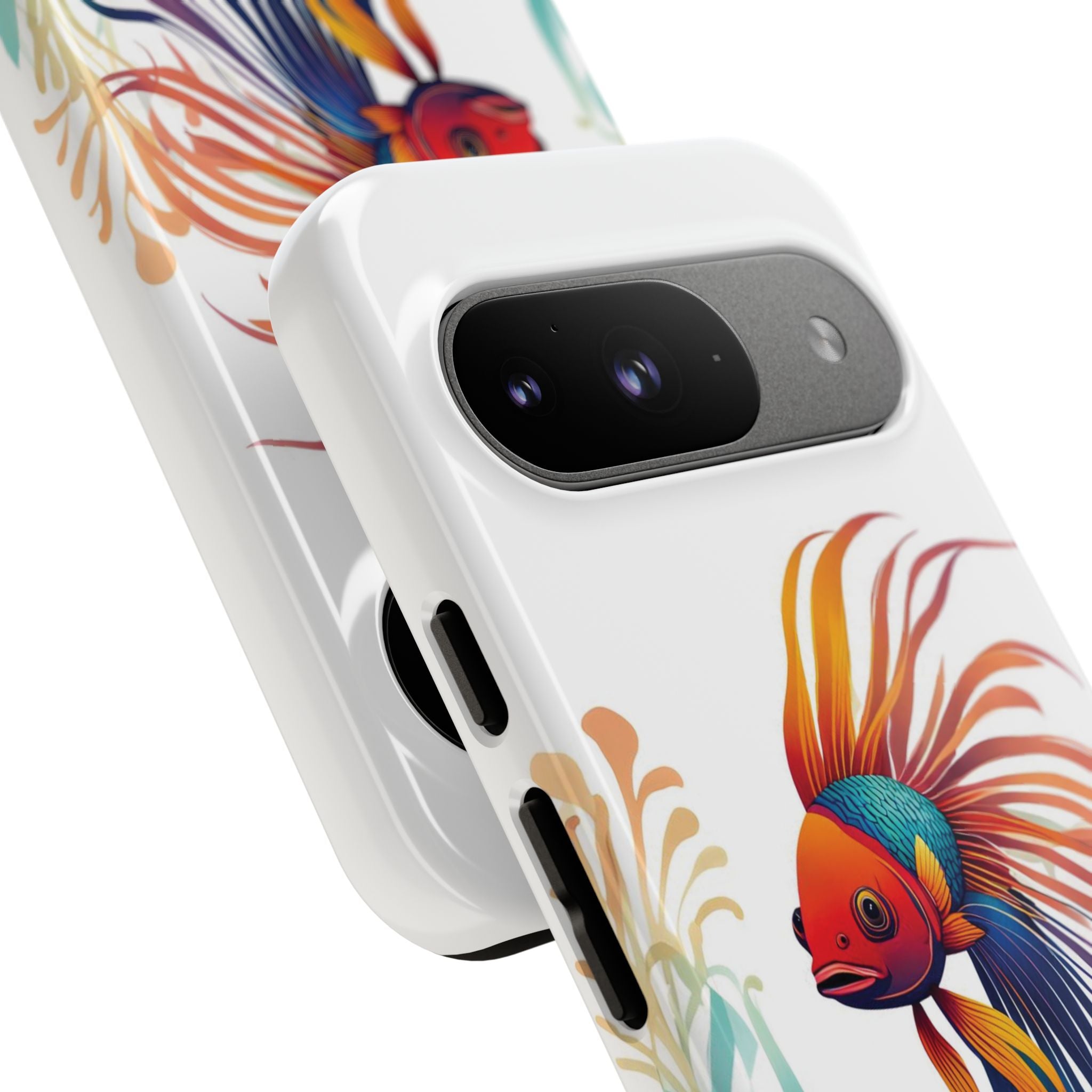 Colorful Betta Fish, Cell Phone Case - Apple, Samsung or Google Pixel