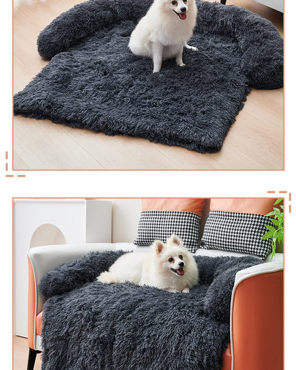 Extended Mat Nest, Comfortable Pet Cushion For Sofa or Floors, Dogs/Cats, 43.3"