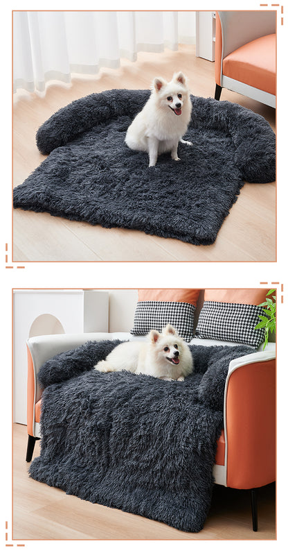 Extended Mat Nest, Comfortable Pet Cushion For Sofa or Floors, Dogs/Cats, 43.3"