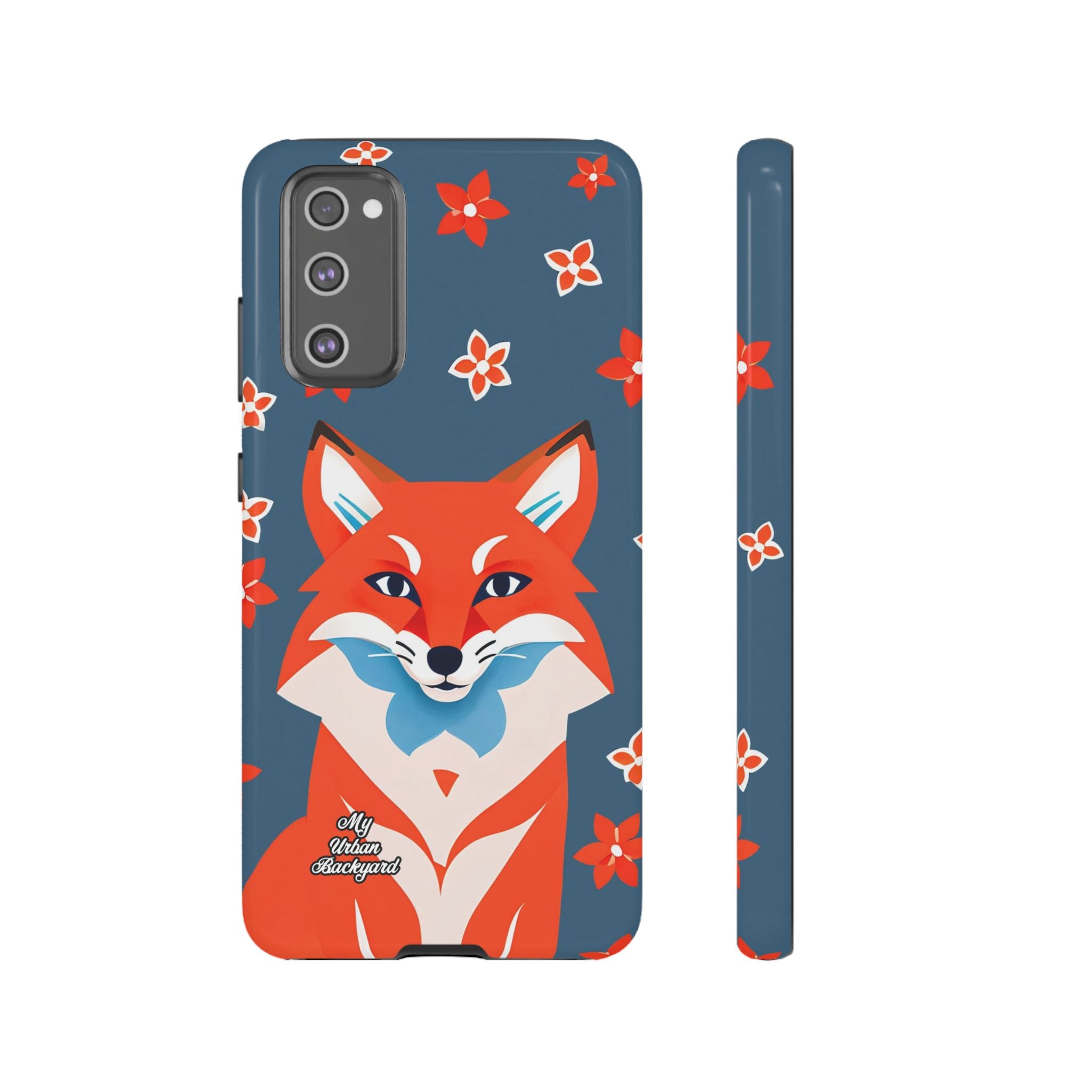 Fox with Flowers, Cell Phone Case - Apple, Samsung, Google Pixel
