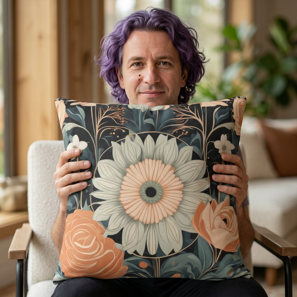 Wildflowers Throw Pillow