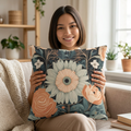 Wildflowers Throw Pillow