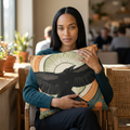 Flying Crow, Throw Pillow
