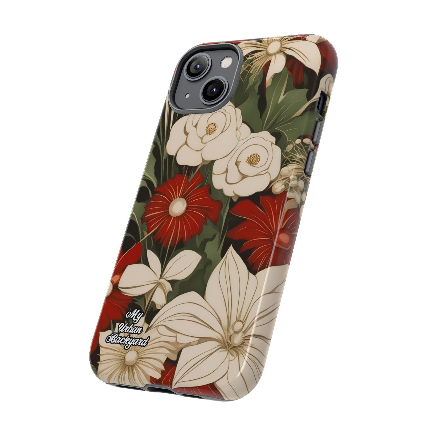 Holiday Flowers, Cell Phone Case - Apple, Samsung or Google Pixel