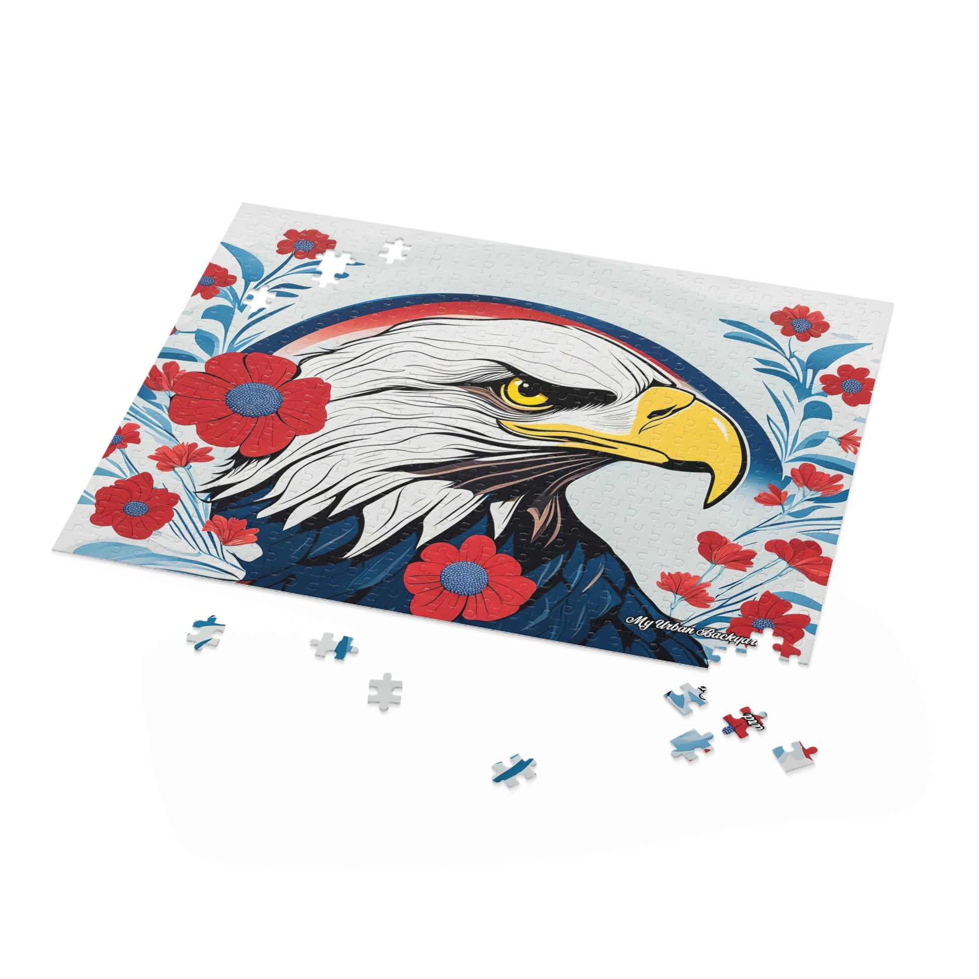 Bald Eagle Jigsaw Puzzle - Wildlife Decor, Unique Gift, Nature Lovers, Home Activities, Family Night, (120, 252, or 500-Piece)