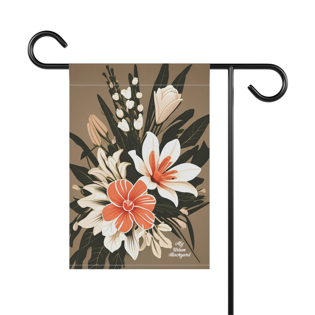 Bouquet of Flowers, Garden Flag for Yard, Patio, Porch, or Work, 12"x18" - Flag only
