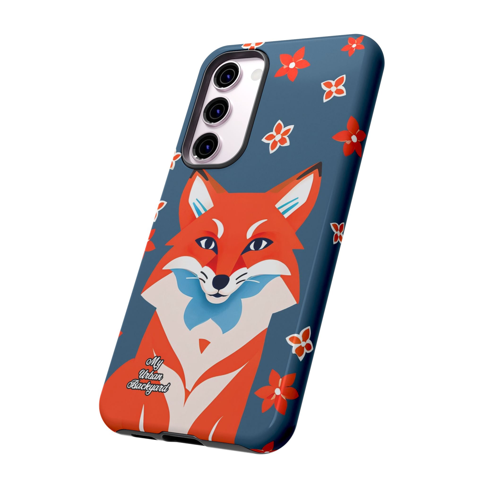 Fox with Flowers, Cell Phone Case - Apple, Samsung, Google Pixel