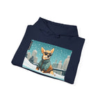Tito Barkley, Dog Unisex Hoodie w Front Pocket