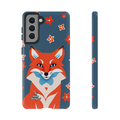 Fox with Flowers, Cell Phone Case - Apple, Samsung or Google Pixel