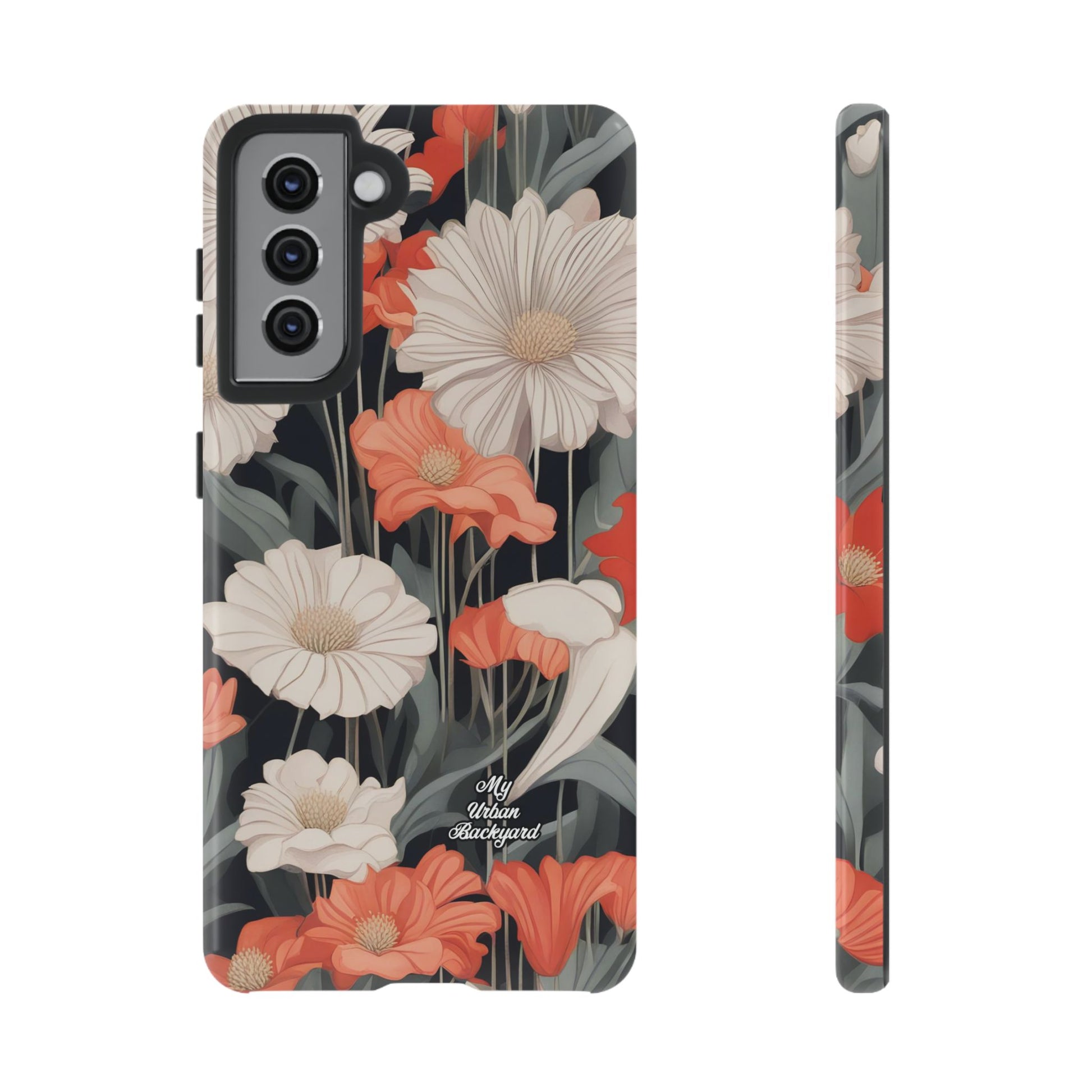 Art Deco Flowers, Cell Phone Case - Apple, Samsung, Google Pixel