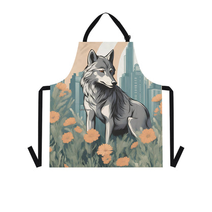 Urban Wolf, Cooking Apron With Front Pockets