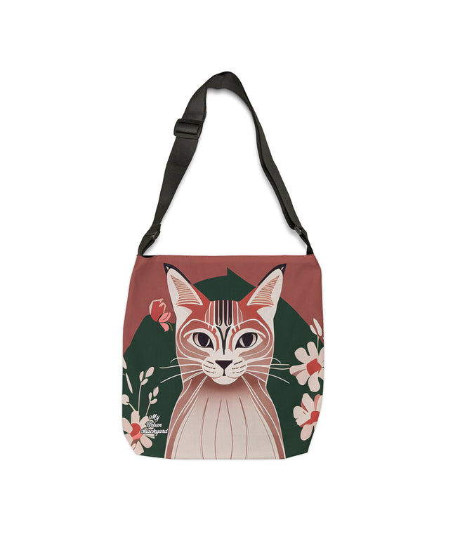 Selena Purrmore, Cat Tote Bag with Adjustable Strap - Trendy and Versatile