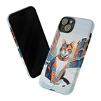 Claws Pawson in the Snow, Cell Phone Case - Apple, Samsung, Google Pixel