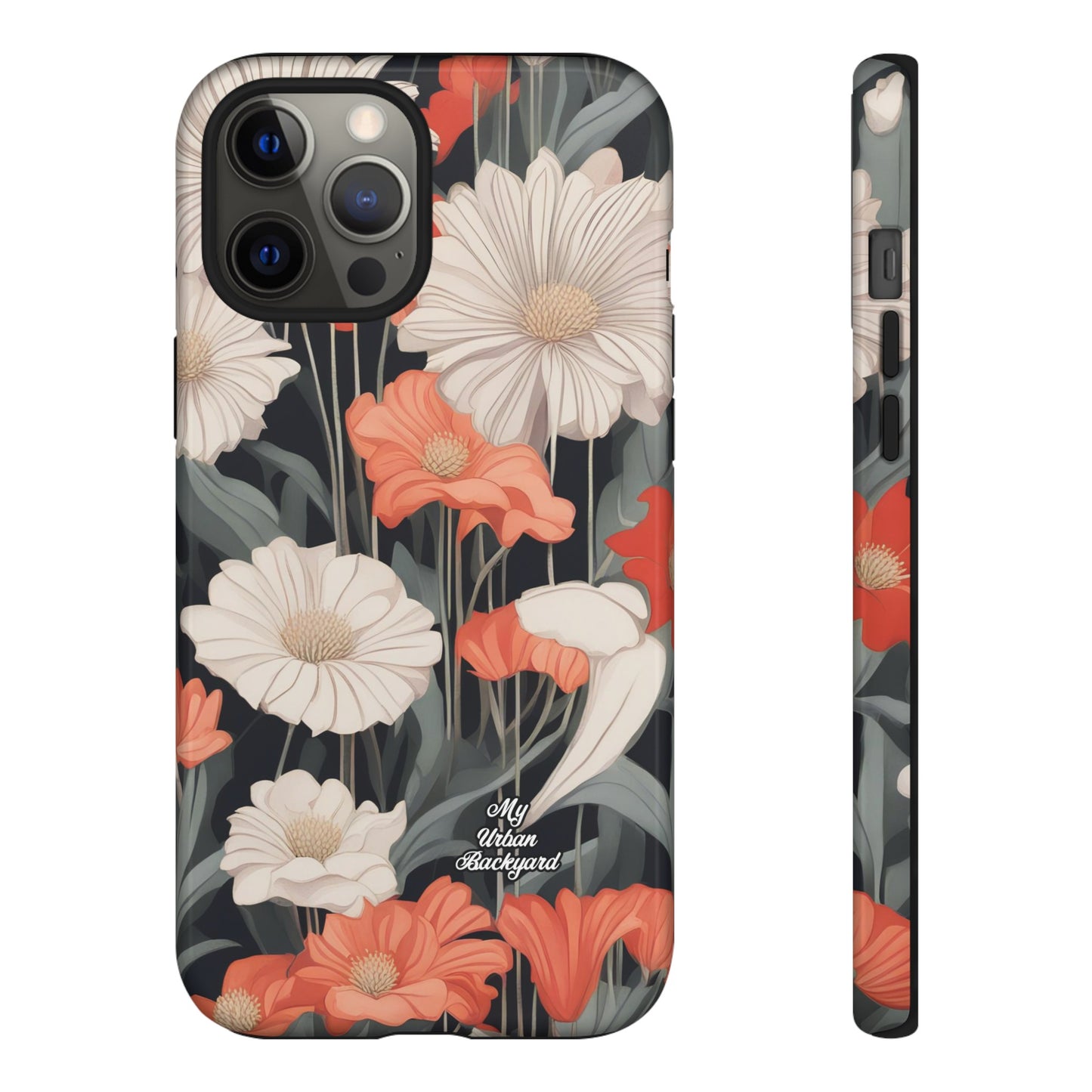 Art Deco Flowers, Cell Phone Case - Apple, Samsung or Google Pixel