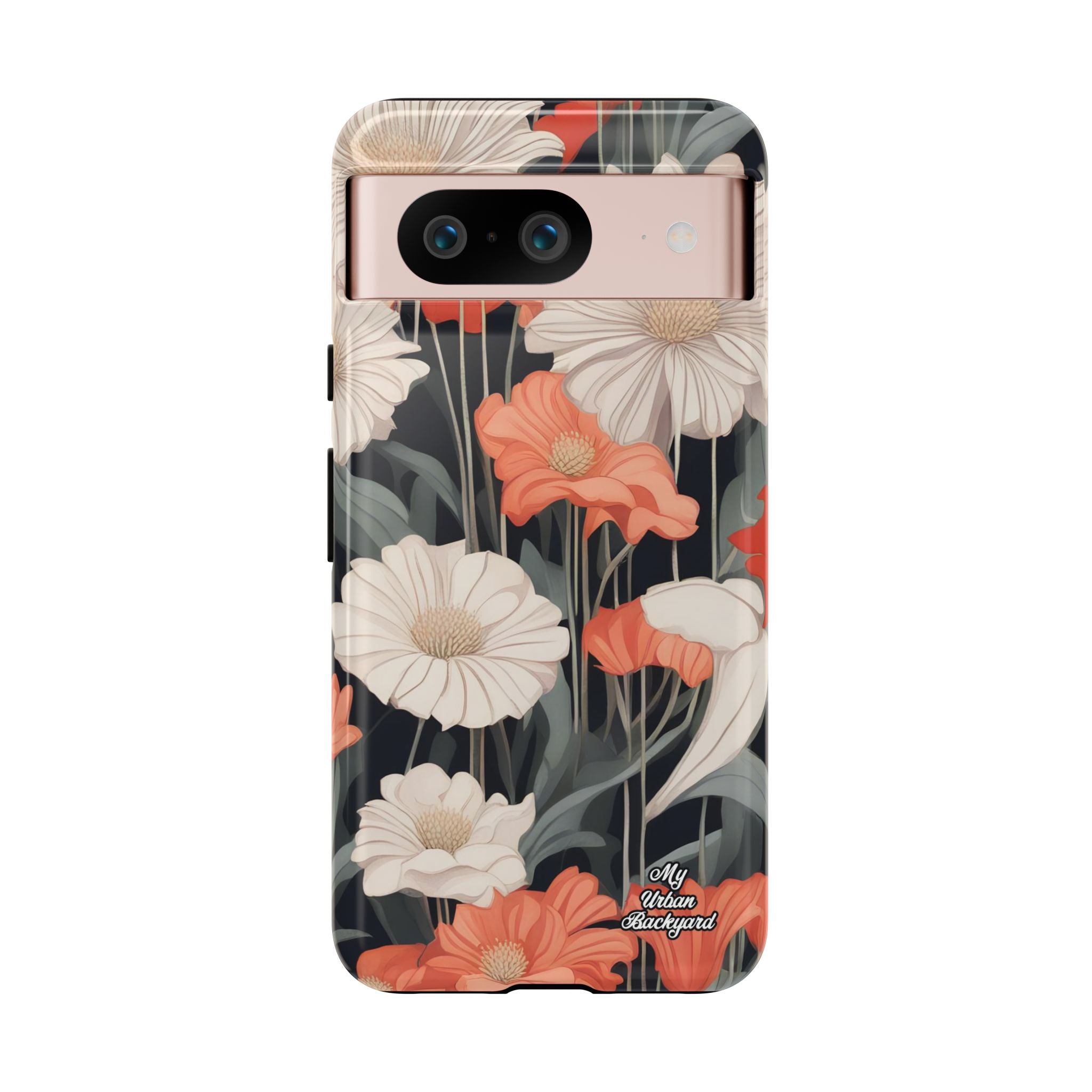 Art Deco Flowers, Cell Phone Case - Apple, Samsung, Google Pixel