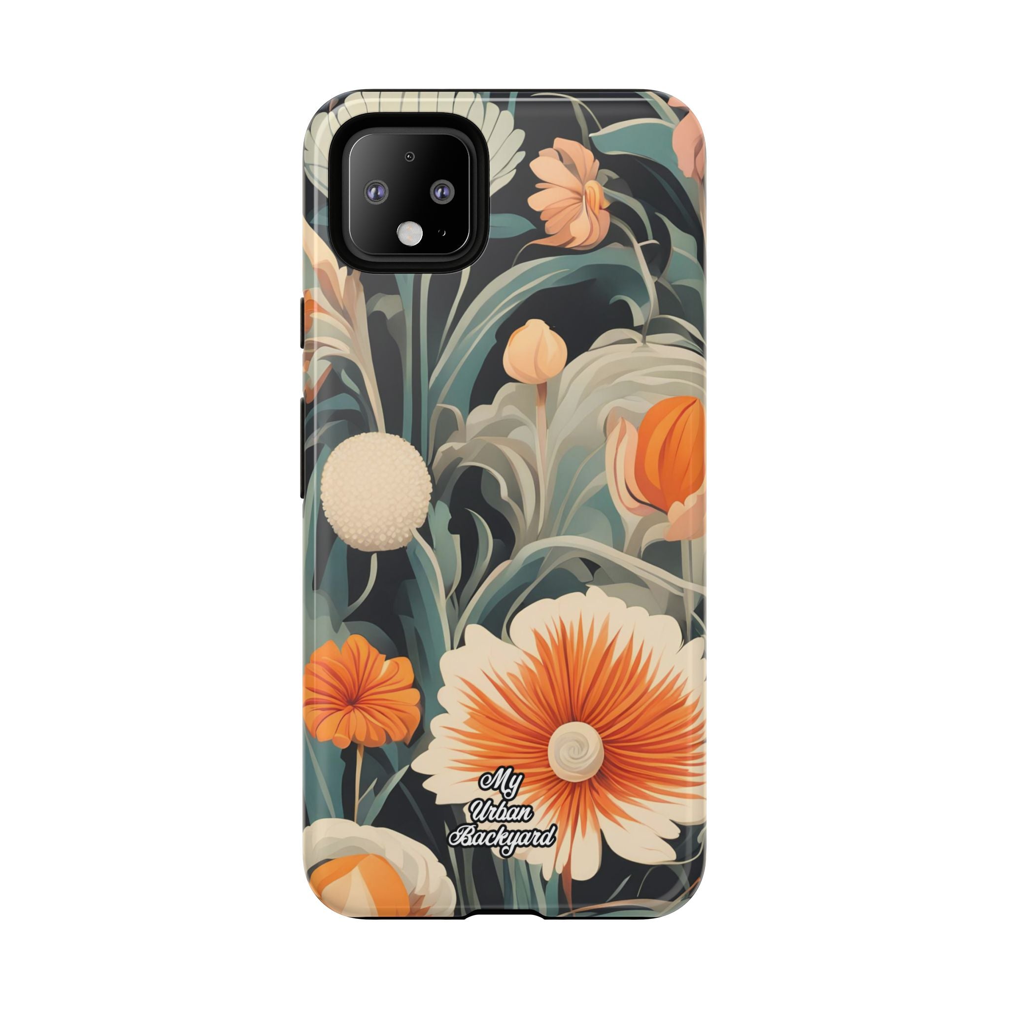 Orange and White Flowers, Cell Phone Case - Apple, Samsung, Google Pixel