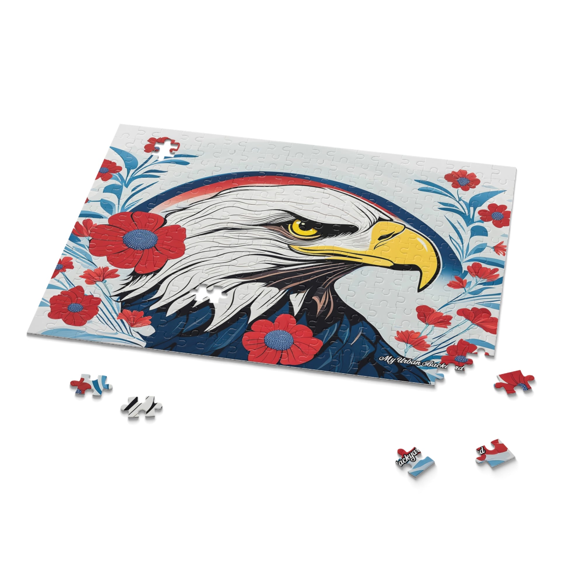 Bald Eagle Jigsaw Puzzle - Wildlife Decor, Unique Gift, Nature Lovers, Home Activities, Family Night, (120, 252, or 500-Piece)